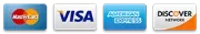 Accepted payment methods: Mastercard, Visa, American Express, Discover